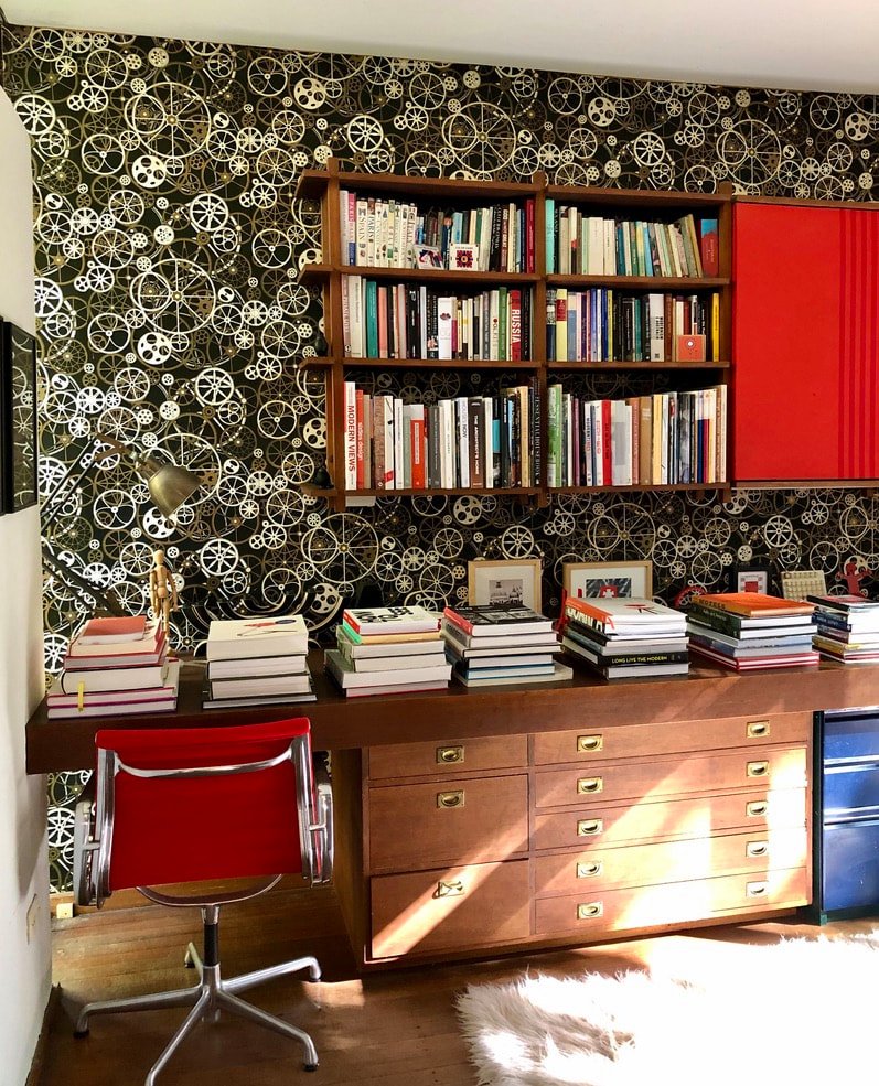 Accessories by Capurro + Davis Design, mid-century modern interior in the Palm Springs desert, view 4 of 18