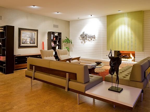 Yosemite House by Capurro + Davis Design, mid-century modern interior in the Palm Springs desert, view 11 of 18