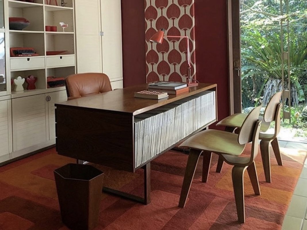 Accessories by Capurro + Davis Design, mid-century modern interior in the Palm Springs desert, view 13 of 18