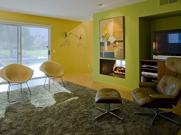 Yosemite House by Capurro + Davis Design, mid-century modern interior in the Palm Springs desert, view 8 of 18