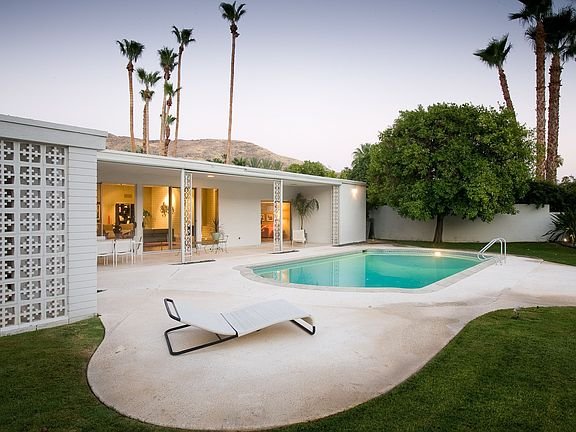 Yosemite House by Capurro + Davis Design, mid-century modern interior in the Palm Springs desert, view 5 of 18