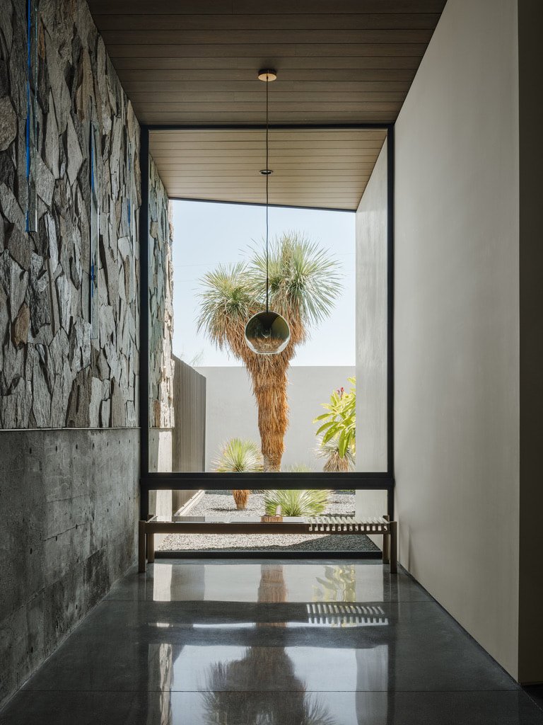 Interior detail at Flannery Residence by Capurro + Davis Design, Palm Springs, California
