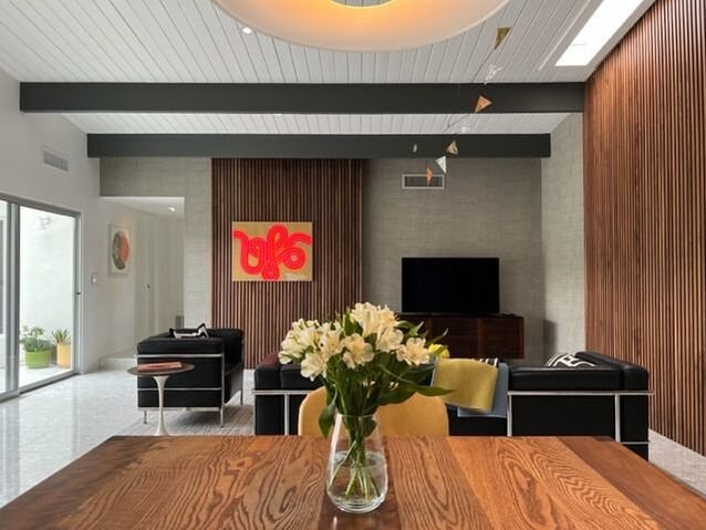 Wexler House by Capurro + Davis Design, mid-century modern interior in the Palm Springs desert, view 2 of 11