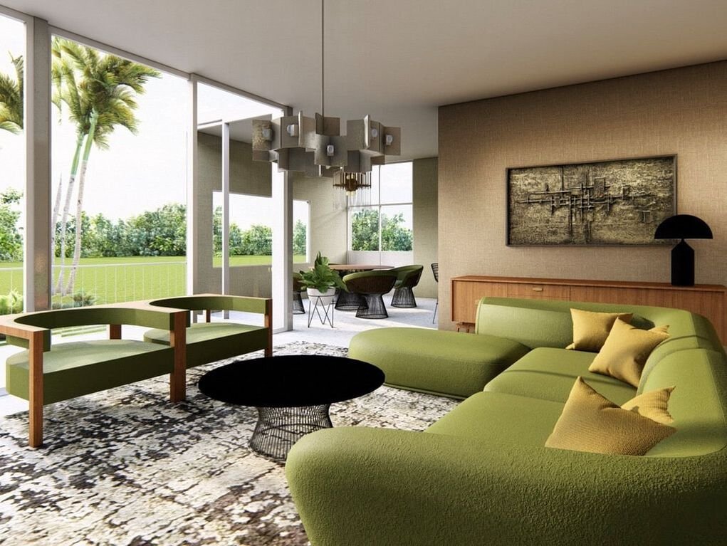 Seven Lakes by Capurro + Davis Design, mid-century modern interior in the Palm Springs desert, view 3 of 18