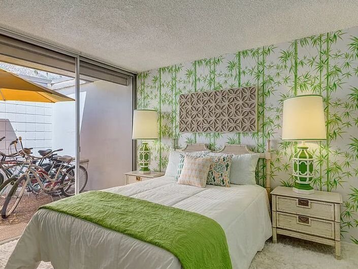 Royal Hawaiian Estates I by Capurro + Davis Design, mid-century modern interior in the Palm Springs desert, view 24 of 33