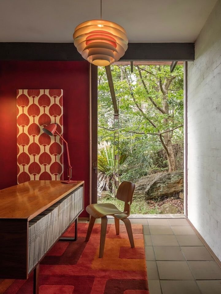 Jack House by Capurro + Davis Design, mid-century modern interior in the Palm Springs desert, view 28 of 33