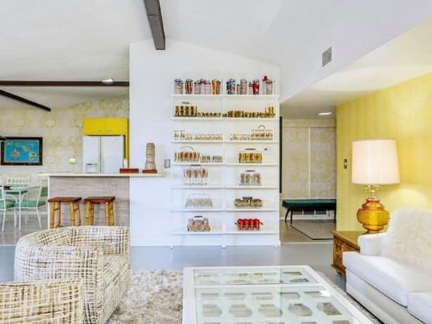 Royal Hawaiian Estates I by Capurro + Davis Design, mid-century modern interior in the Palm Springs desert, view 20 of 33