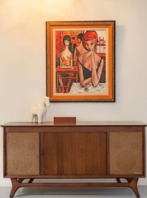 Interior detail at Royal Hawaiian Estates I by Capurro + Davis Design, Palm Springs, California