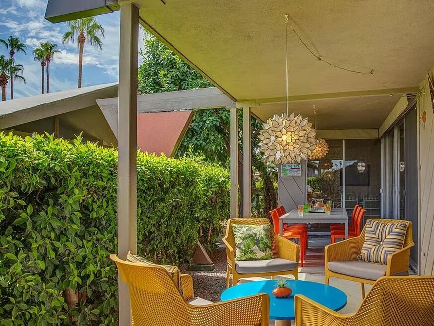 Royal Hawaiian Estates I by Capurro + Davis Design, mid-century modern interior in the Palm Springs desert, view 31 of 33