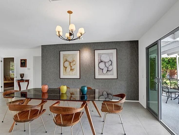 Indian Canyons II by Capurro + Davis Design, mid-century modern interior in the Palm Springs desert, view 6 of 8