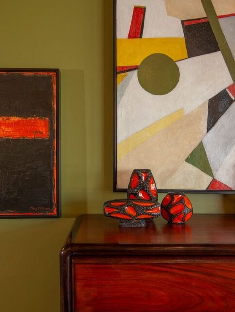 Accessories by Capurro + Davis Design, mid-century modern interior in the Palm Springs desert, view 1 of 18