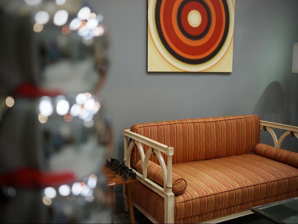 Furniture by Capurro + Davis Design, mid-century modern interior in the Palm Springs desert, view 20 of 23