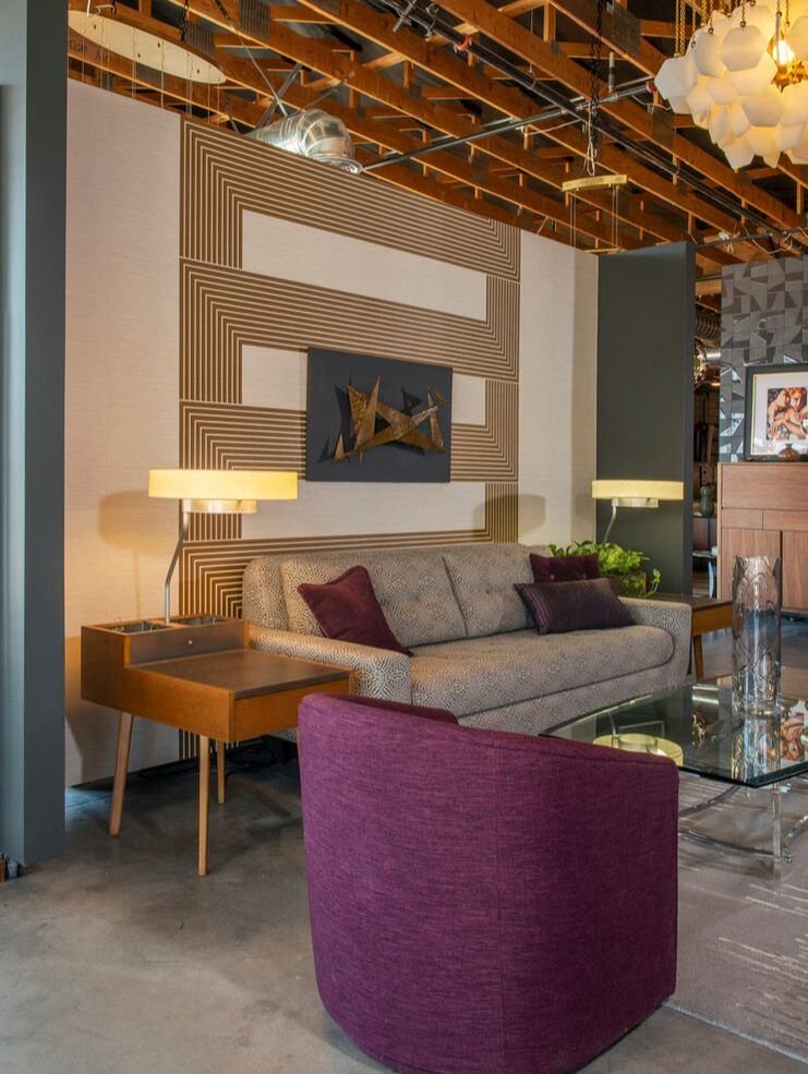 Modern Showroom by Capurro + Davis Design, mid-century modern interior in the Palm Springs desert, view 5 of 21