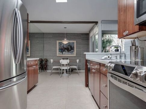 Royal Hawaiian Estates II by Capurro + Davis Design, mid-century modern interior in the Palm Springs desert, view 20 of 21
