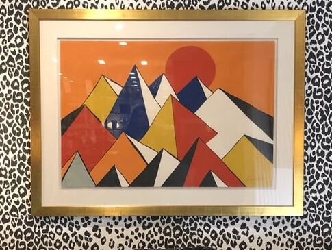 Art by Capurro + Davis Design, mid-century modern interior in the Palm Springs desert, view 17 of 23
