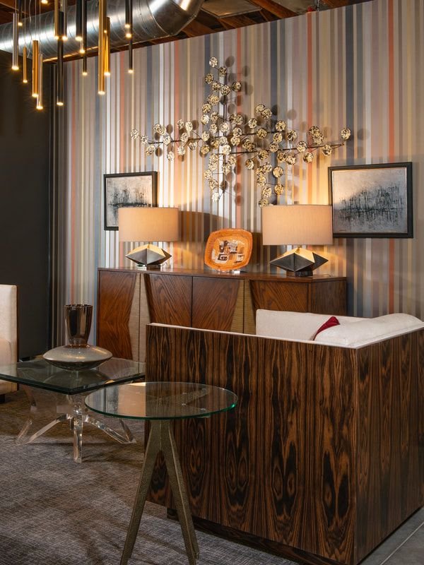 Accessories by Capurro + Davis Design, mid-century modern interior in the Palm Springs desert, view 17 of 18