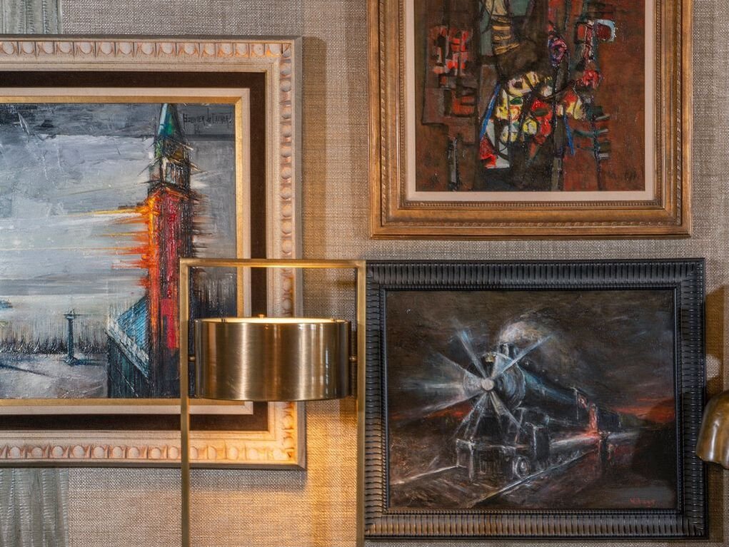 Art by Capurro + Davis Design, mid-century modern interior in the Palm Springs desert, view 12 of 23