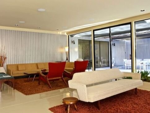 Kenaston House by Capurro + Davis Design, mid-century modern interior in the Palm Springs desert, view 9 of 19