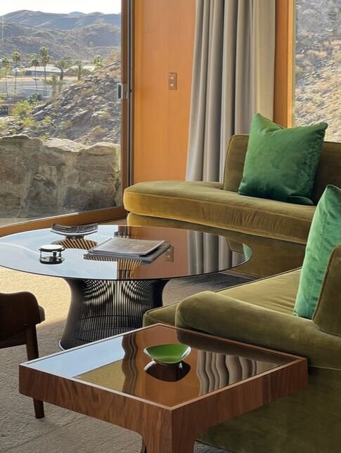 Cree House by Capurro + Davis Design, mid-century modern interior in the Palm Springs desert, view 8 of 22