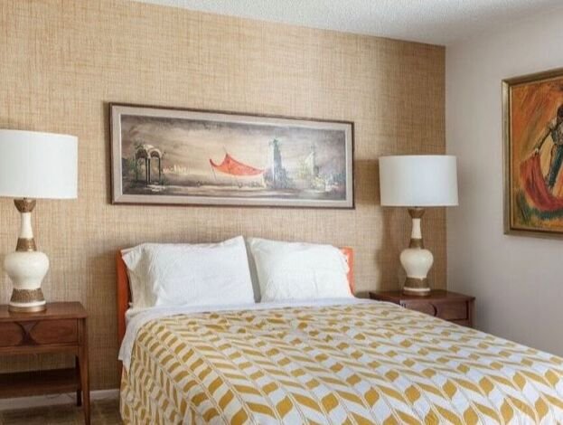 Art by Capurro + Davis Design, mid-century modern interior in the Palm Springs desert, view 14 of 23
