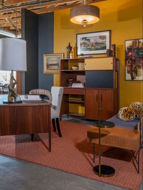 Modern Showroom by Capurro + Davis Design, mid-century modern interior in the Palm Springs desert, view 14 of 21