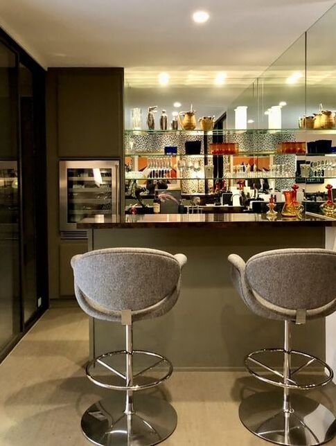 Twin Palms by Capurro + Davis Design, mid-century modern interior in the Palm Springs desert, view 17 of 22