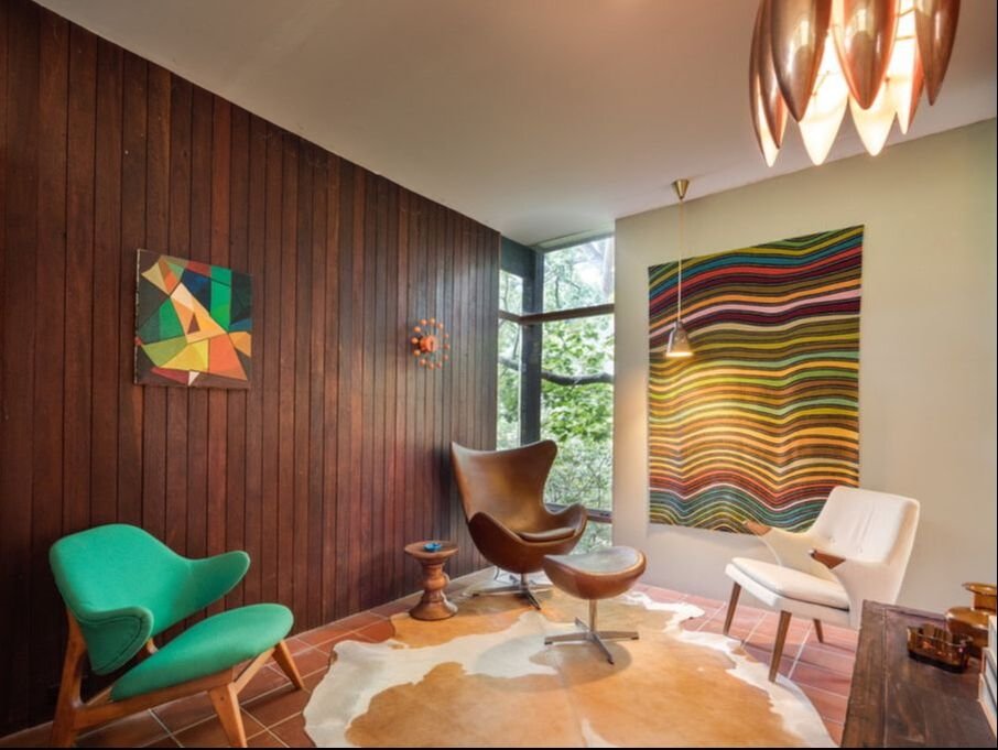 Jack House by Capurro + Davis Design, mid-century modern interior in the Palm Springs desert, view 29 of 33