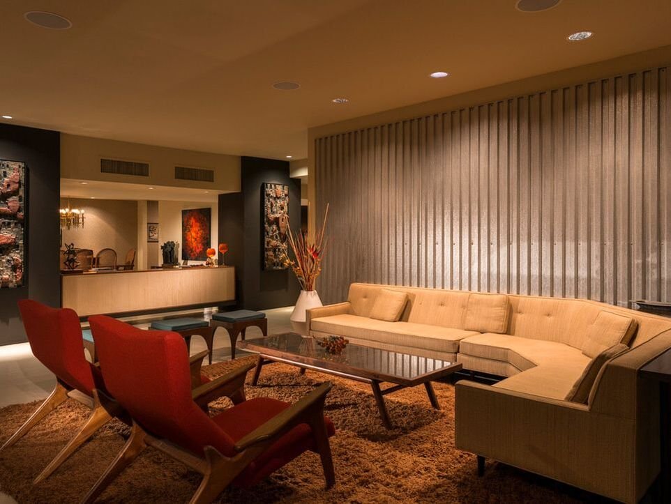 Kenaston House by Capurro + Davis Design, mid-century modern interior in the Palm Springs desert, view 7 of 19