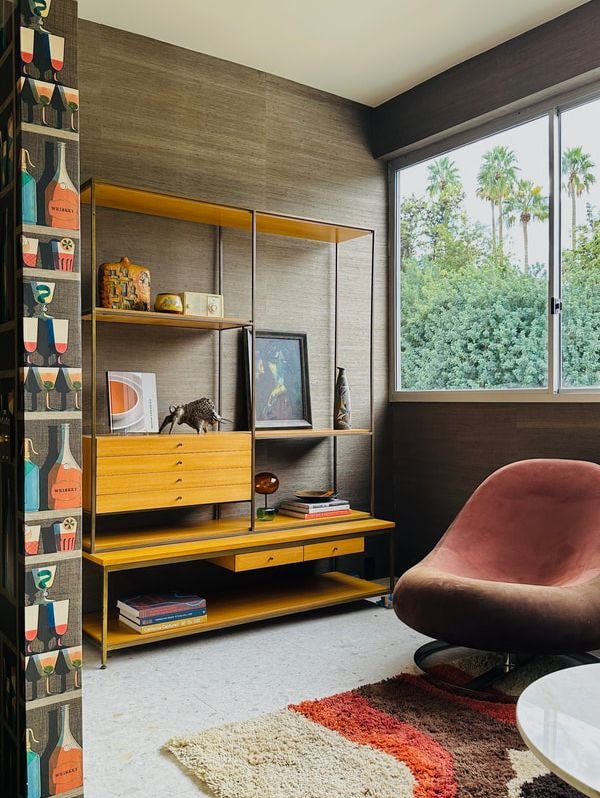 Seven Lakes by Capurro + Davis Design, mid-century modern interior in the Palm Springs desert, view 17 of 18