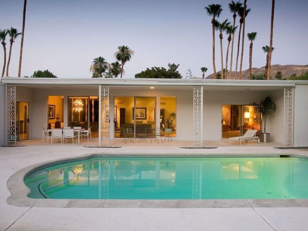 Yosemite House by Capurro + Davis Design, mid-century modern interior in the Palm Springs desert, view 12 of 18