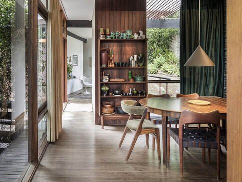 Accessories by Capurro + Davis Design, mid-century modern interior in the Palm Springs desert, view 9 of 18