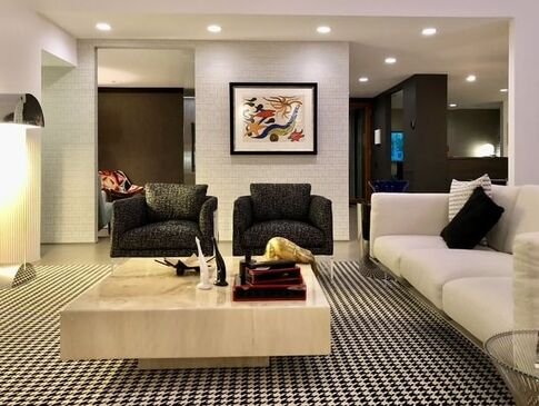 Twin Palms by Capurro + Davis Design, mid-century modern interior in the Palm Springs desert, view 11 of 22