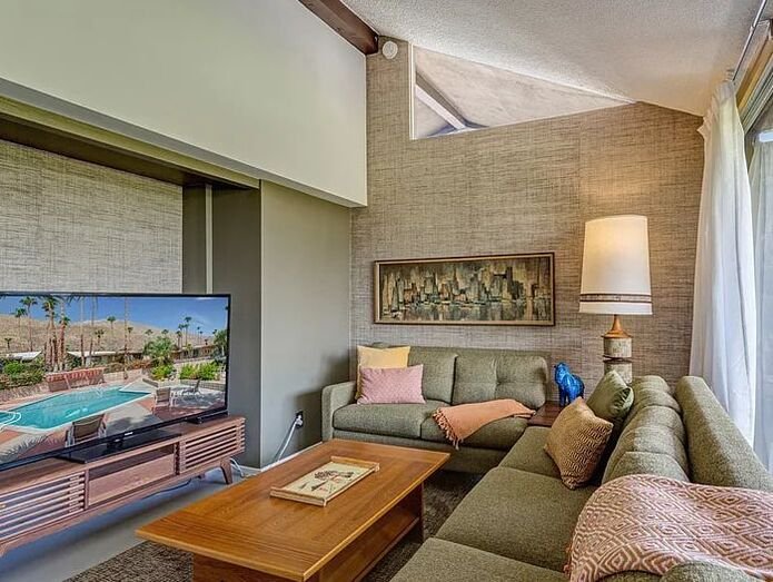 Royal Hawaiian Estates I by Capurro + Davis Design, mid-century modern interior in the Palm Springs desert, view 8 of 33