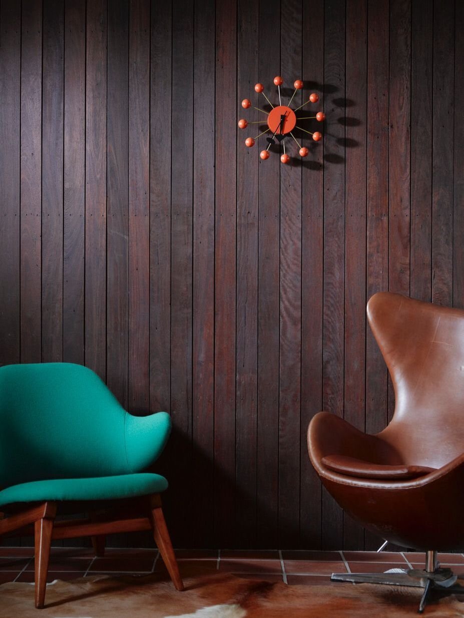 Furniture by Capurro + Davis Design, mid-century modern interior in the Palm Springs desert, view 13 of 23