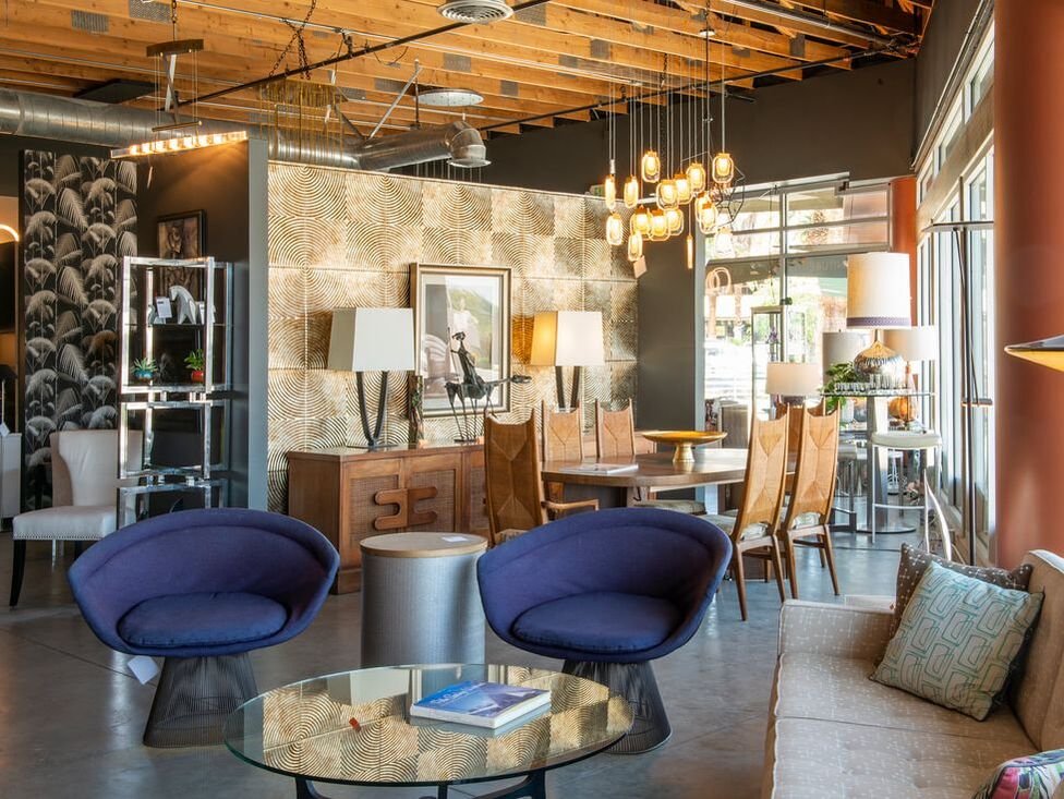 Modern Showroom by Capurro + Davis Design, mid-century modern interior in the Palm Springs desert, view 13 of 21
