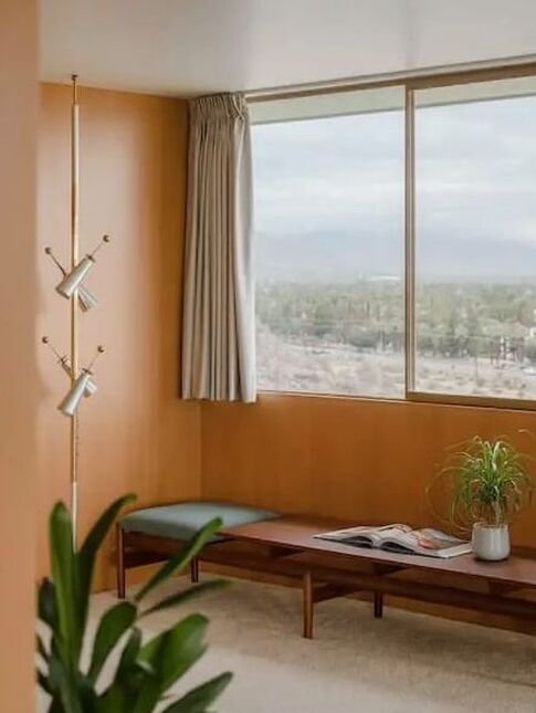 Cree House by Capurro + Davis Design, mid-century modern interior in the Palm Springs desert, view 17 of 22
