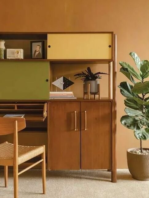 Cree House by Capurro + Davis Design, mid-century modern interior in the Palm Springs desert, view 15 of 22